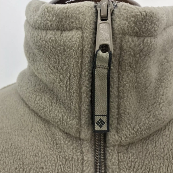 Columbia Steens Mountain 2.0 Tan Fleece Full Zip Outdoor Jacket Size L MSRP $65 - Picture 6 of 9